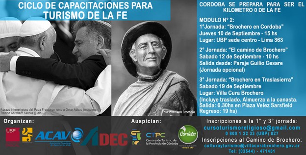 Ciclo de capacitaciones para el turismo de la fe