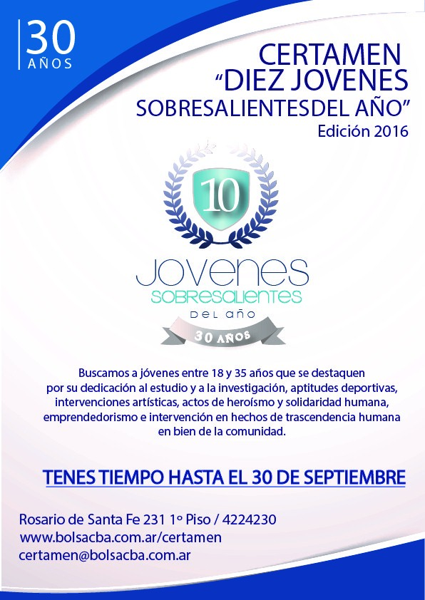 10 jovenes sobresalientes