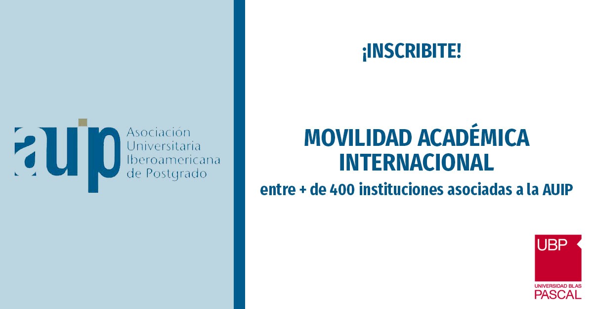 AUIP: Nuevo programa de movilidad académica