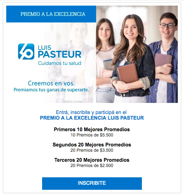 Premio a la excelencia: Luis Pasteur