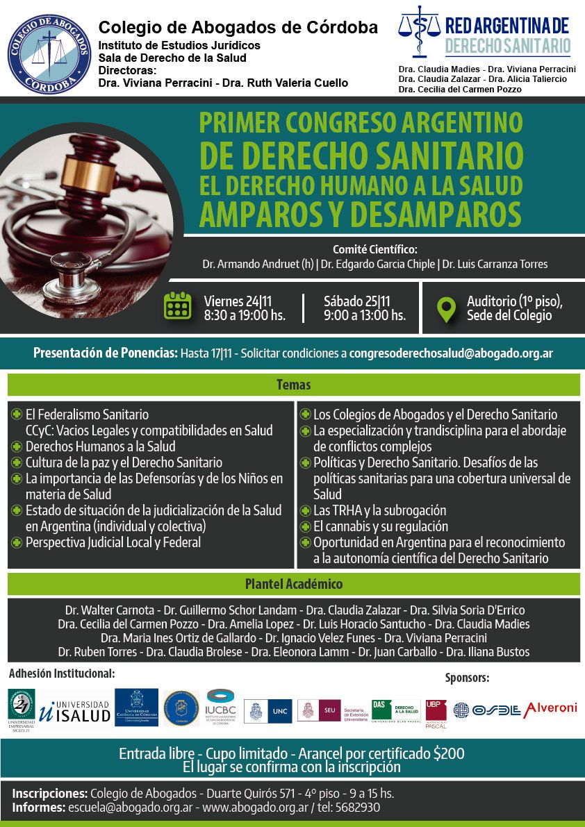 Congreso de DERECHO SANITARIO