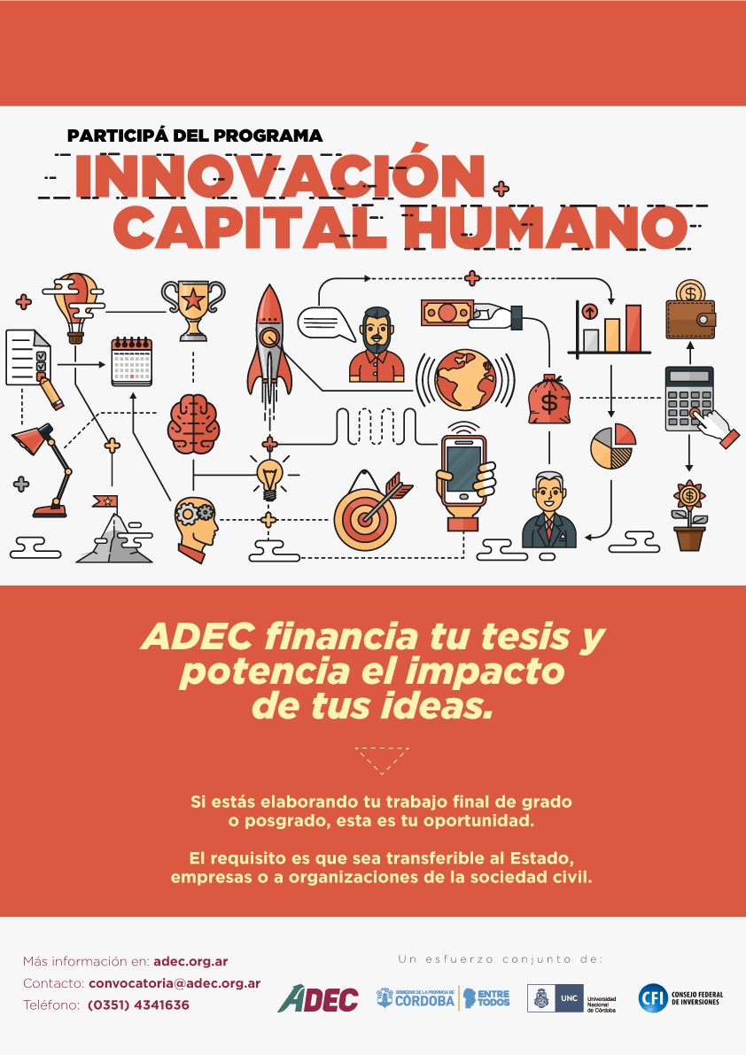 ADEC financia tu tesis o proyecto final