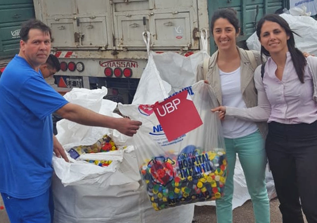 La UBP se sumó a la Maratón de Tapitas