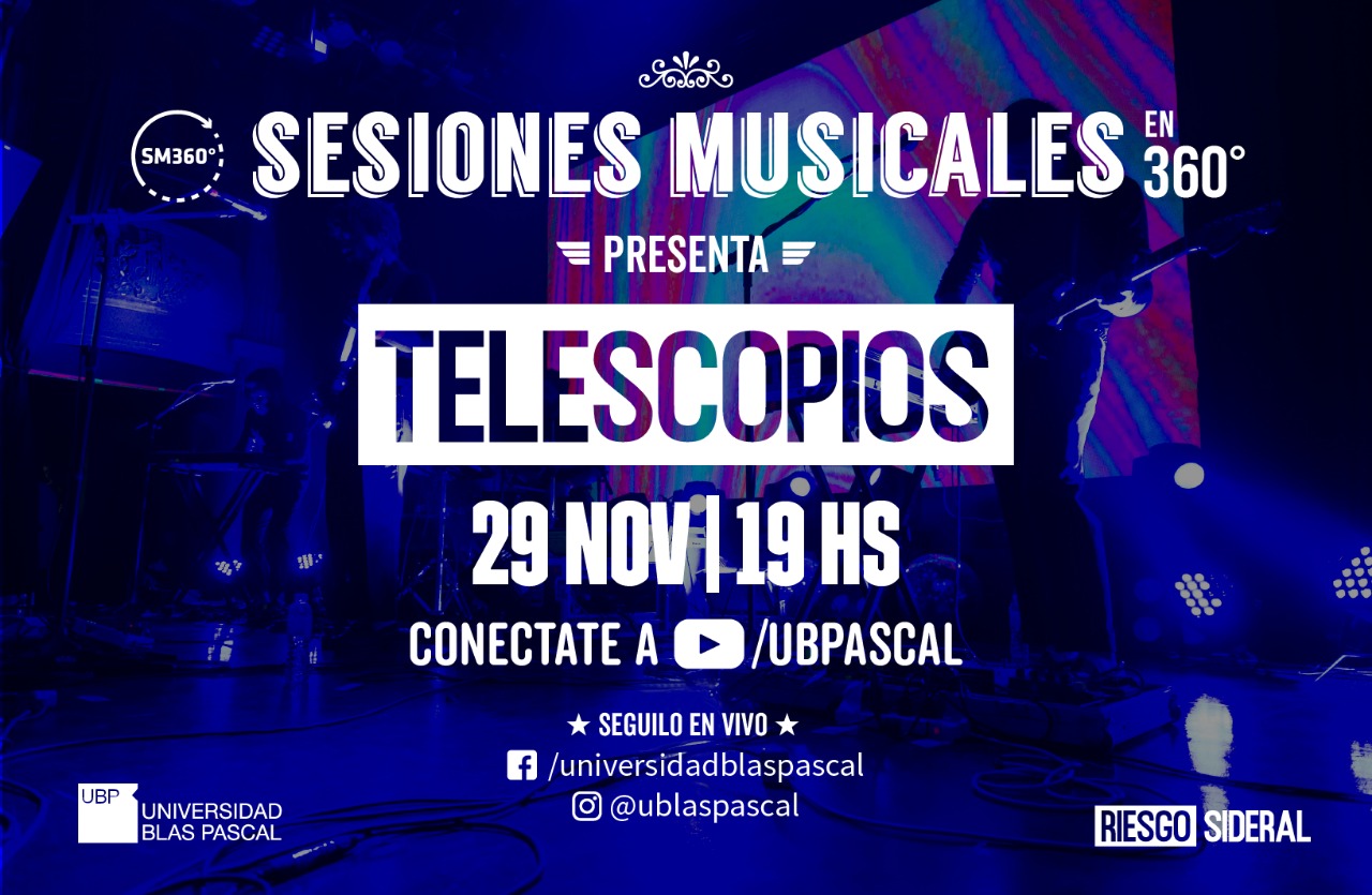 ¡Ya llega Telescopios a Sesiones Musicales en 360°!