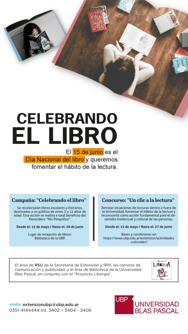 Celebrando el libro y un clic a la lectura