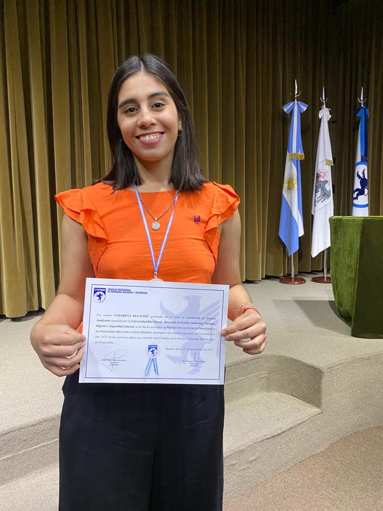 Premio COPIME 2023: Nazarena Bulacios fue elegida como “mejor graduada del año”