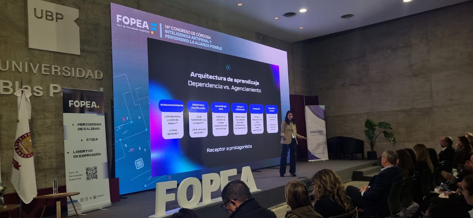 Melina Masnatta en Fopea Universidad Blas Pascal